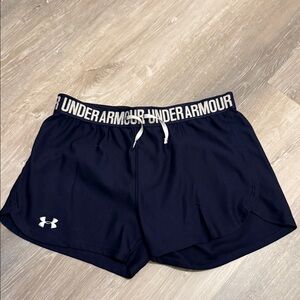 Under Armour Women's Navy Athletic Shorts
